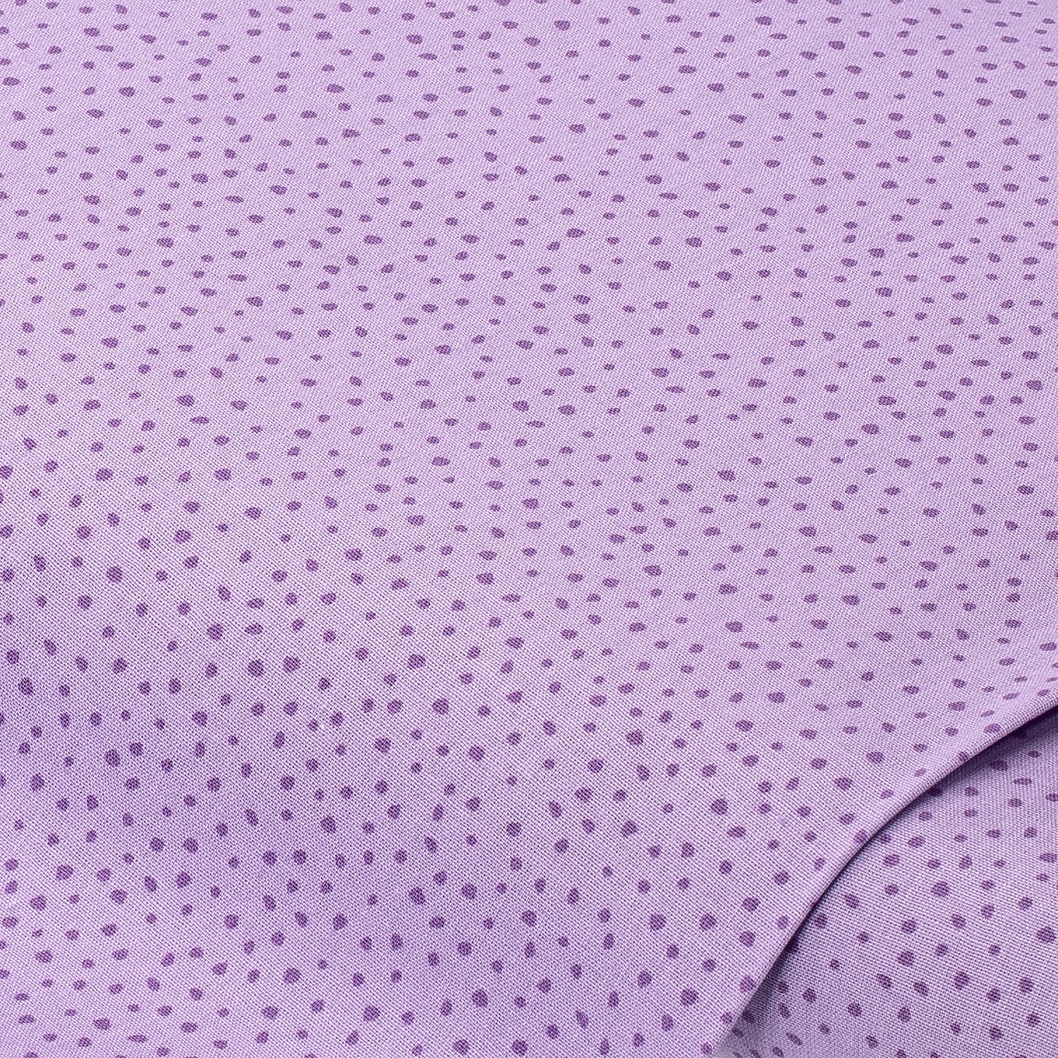 Baumwollstoff Tupfen „Sina“, flieder/lila Image