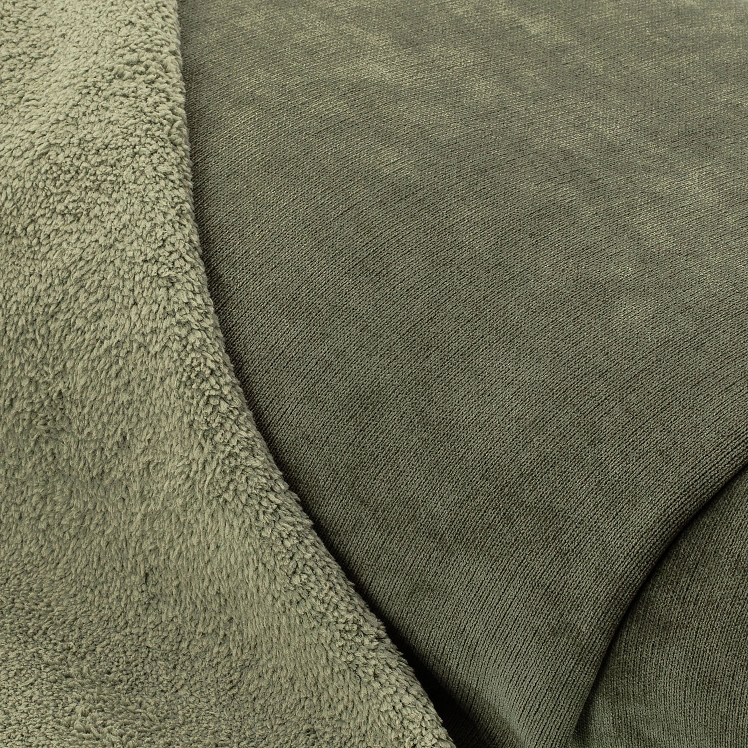 Doubleface-Strick/Plüsch, khaki Image
