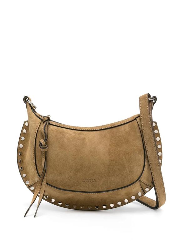 Oskan Moon Suede Shoulder Bag - Brown - Isabel Marant Shoulder Bags