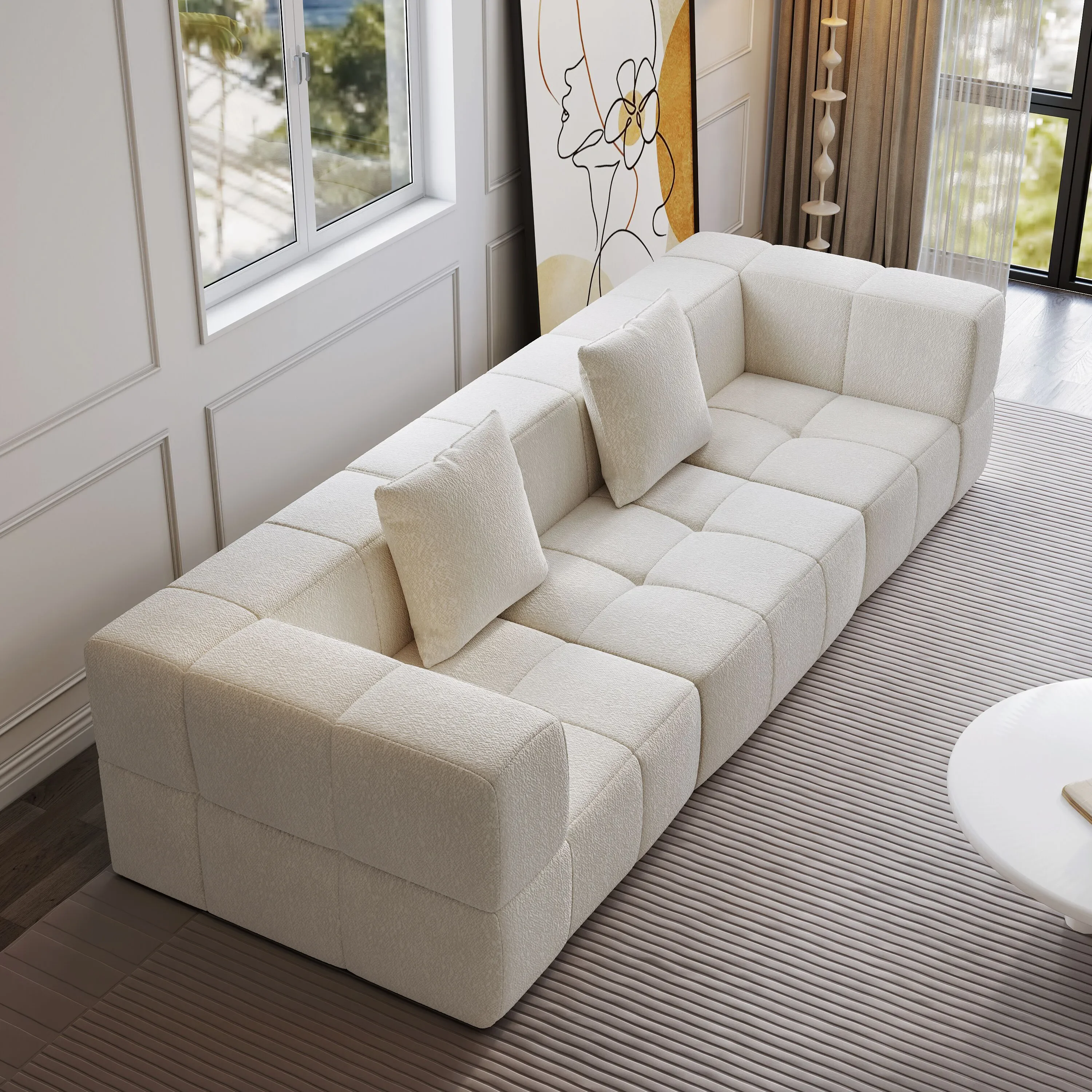 -Chine meubles usine Compression canapé ensemble salon meubles emballage sous vide canapé Compression ménage boîte modulaire nuage