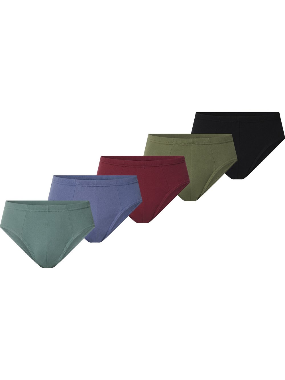 Jan Vanderstorm 5er Pack Sportslip Herren schwarz, 4XL Image