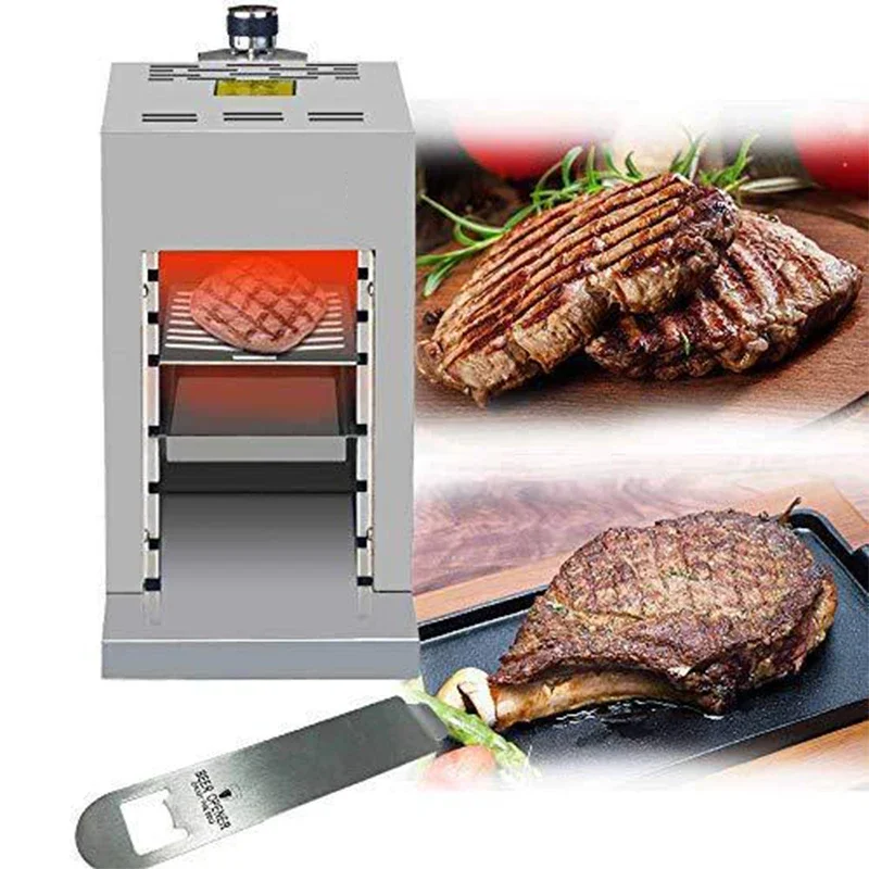 HK-SG001 Kommerzieller professioneller Gas-Infrarot-Steakgrill 3500 W Outdoor-Camping-Grill Edelstahlgrill Image