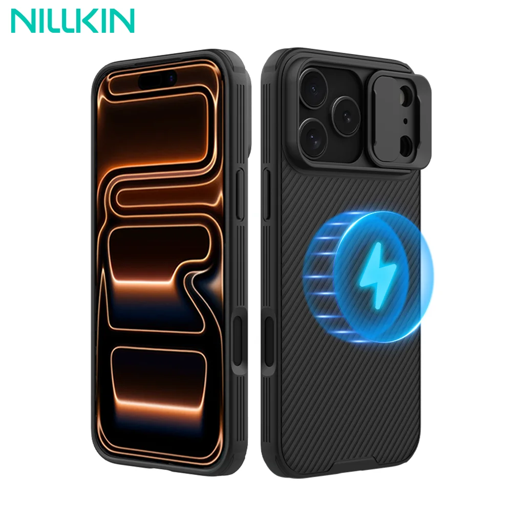 NILLKIN Für iPhone 17 Pro Max Magsafe Hülle CamShield Pro Slide Lens Schutz Magnetische Rückseite Für iPhone 17/iPhone 17 Pro Image