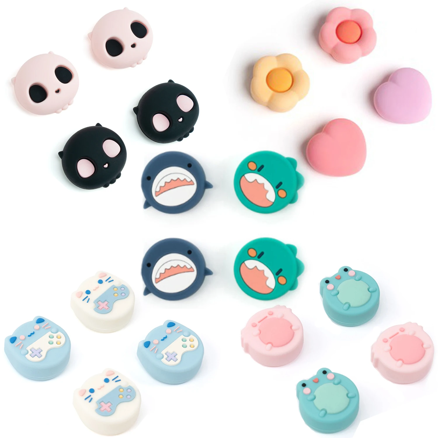 Neue Silikon Thumb-Stick Grip Cap Weiche Abdeckung Für Nintendo Schalter Oled NS Lite Für Sony PS5 PS4 Pro PS3 xbox One/360 Serie X/S