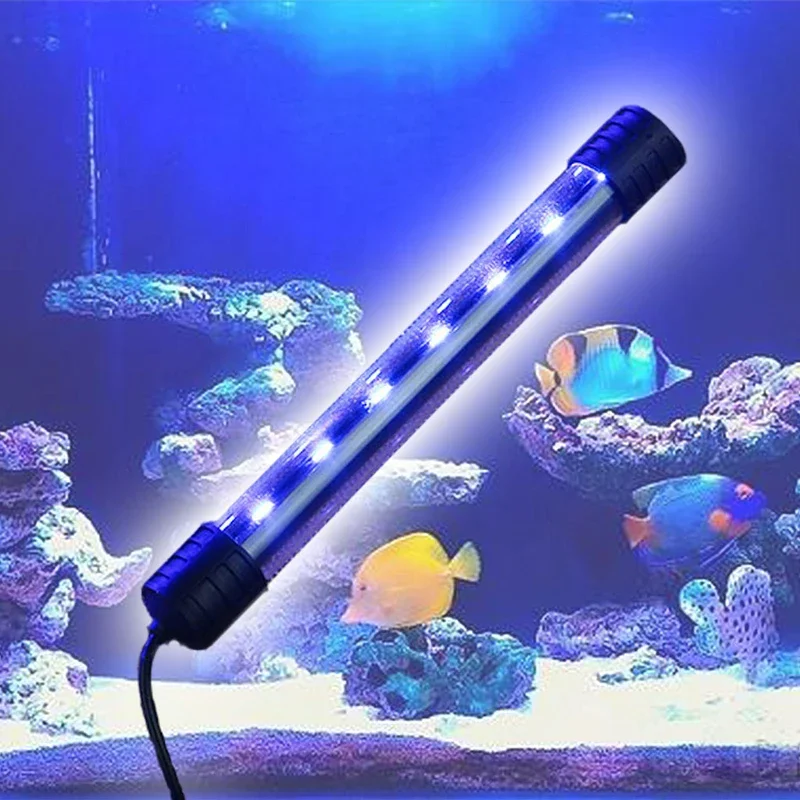 Tauchbarer LED-Aquarium-Lichtfisch für Tank-Beleuchtungsleiste mit Saugstecker Image