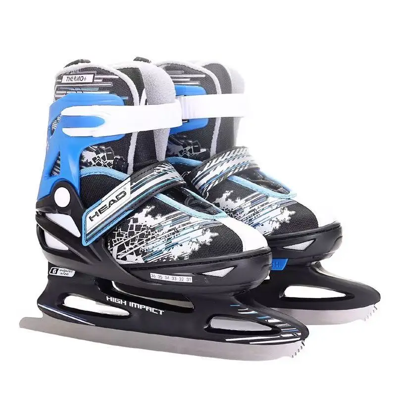 HEAD verstellbare Sport-Eiskunstlauf-Skates für Erwachsene, Anfänger, die mit warmen Skaten lernen, echte Skates, verstellbare Größe