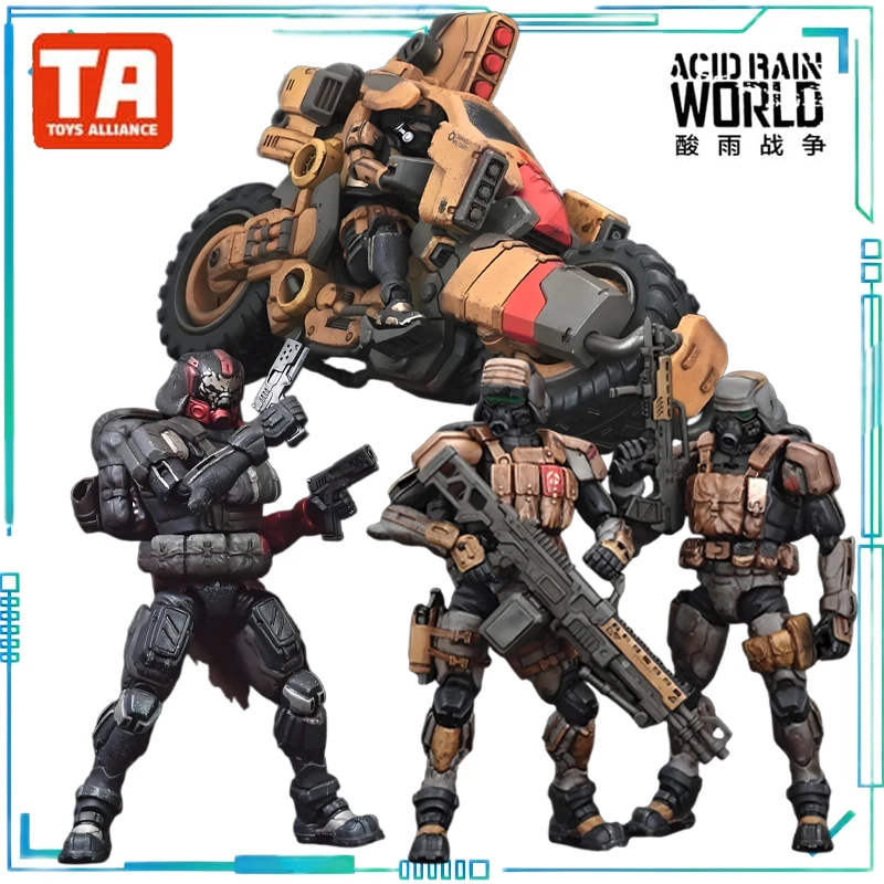 TOYS ALLIANCE Original Acid Rain War Series Motorrad Mobile Soldaten Bewegliches fertiges Produktmodell Sammeln Sie ein Geschenk für Jungen Image