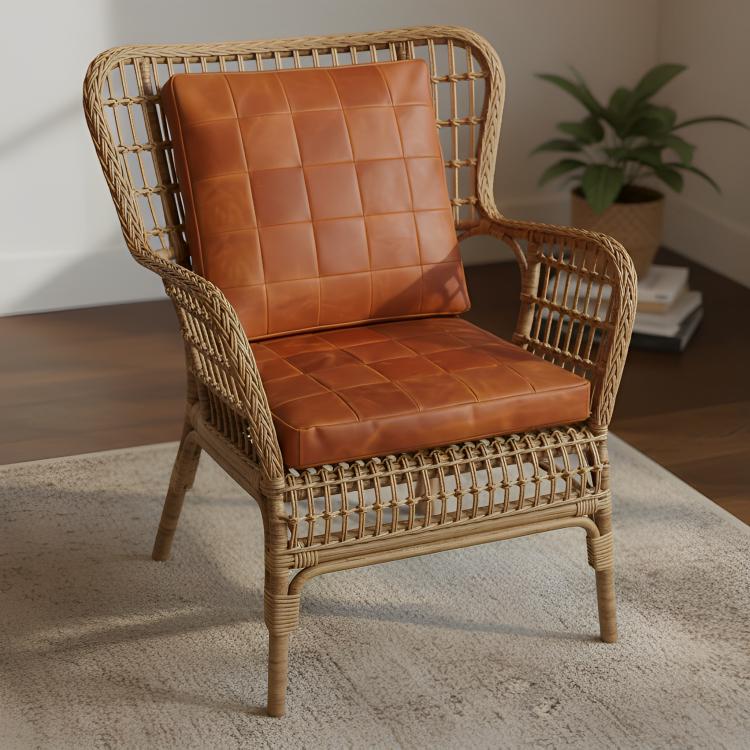 Cuscino per sedia in pelle personalizzato, Cuscino per sedia in pelle, Cuscini per panca, Cuscino per panca da interno, Cuscino per seduta quadrato, C