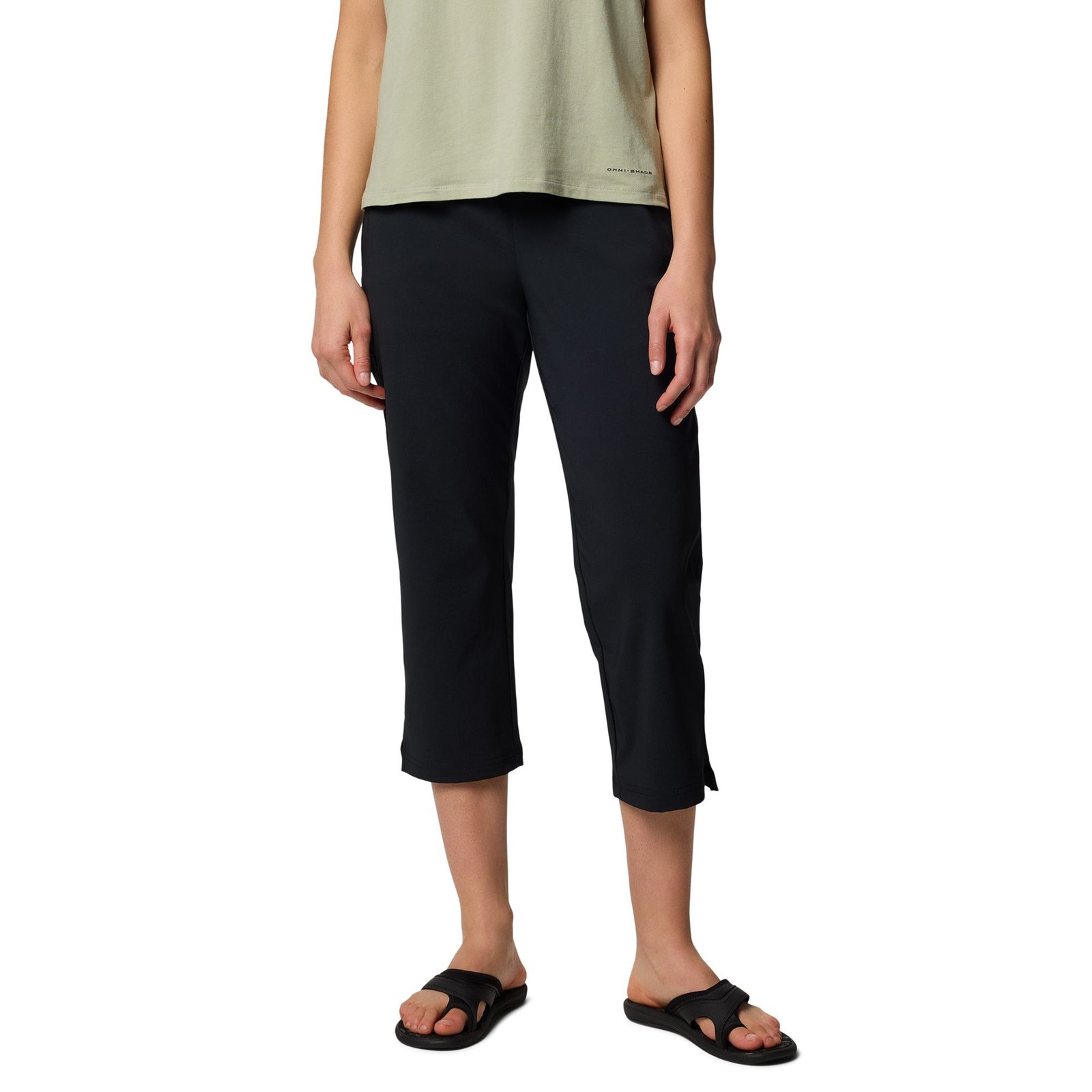 Columbia Women's All Seasons Capri (Size XL) Black, Polyester