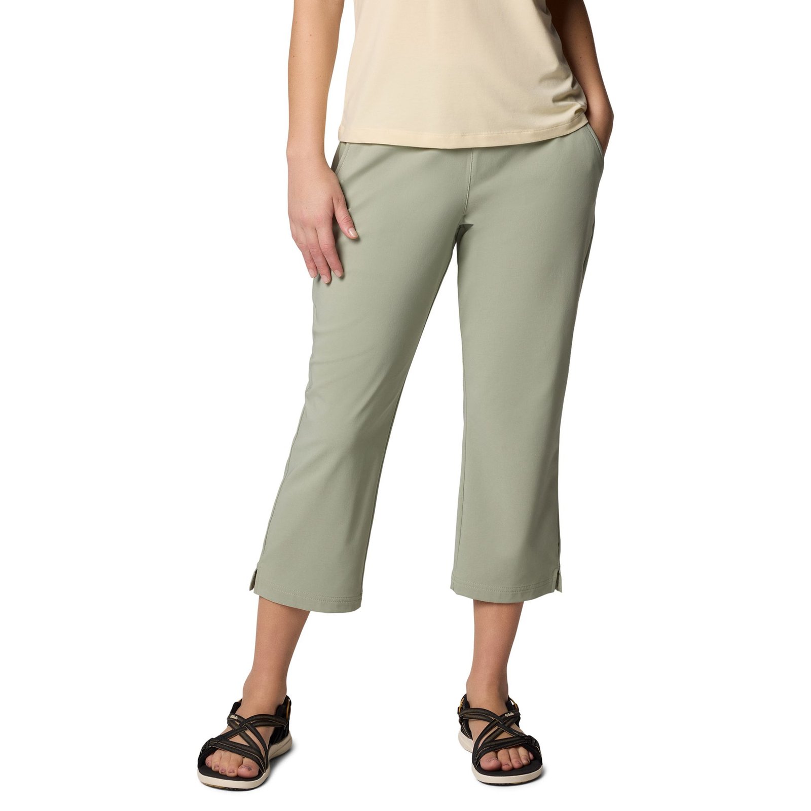 Columbia Women's All Seasons Capri (Size XS) Safari, Polyester