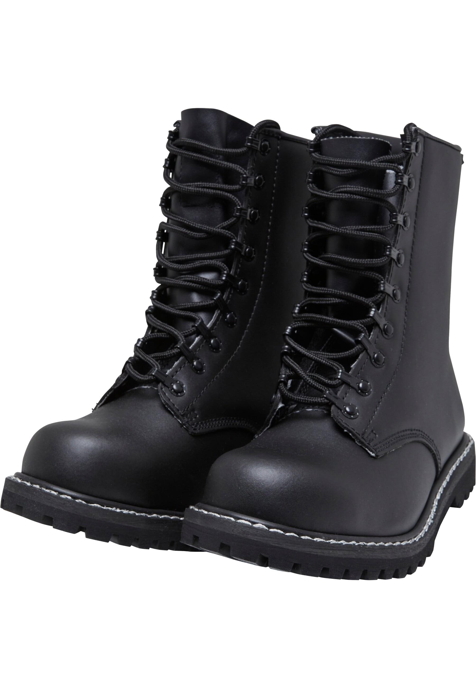 Stiefel BRANDIT "Brandit Herren Army Boots", Herren, Gr. 37, schwarz, unifarben, Schuhe Stiefel