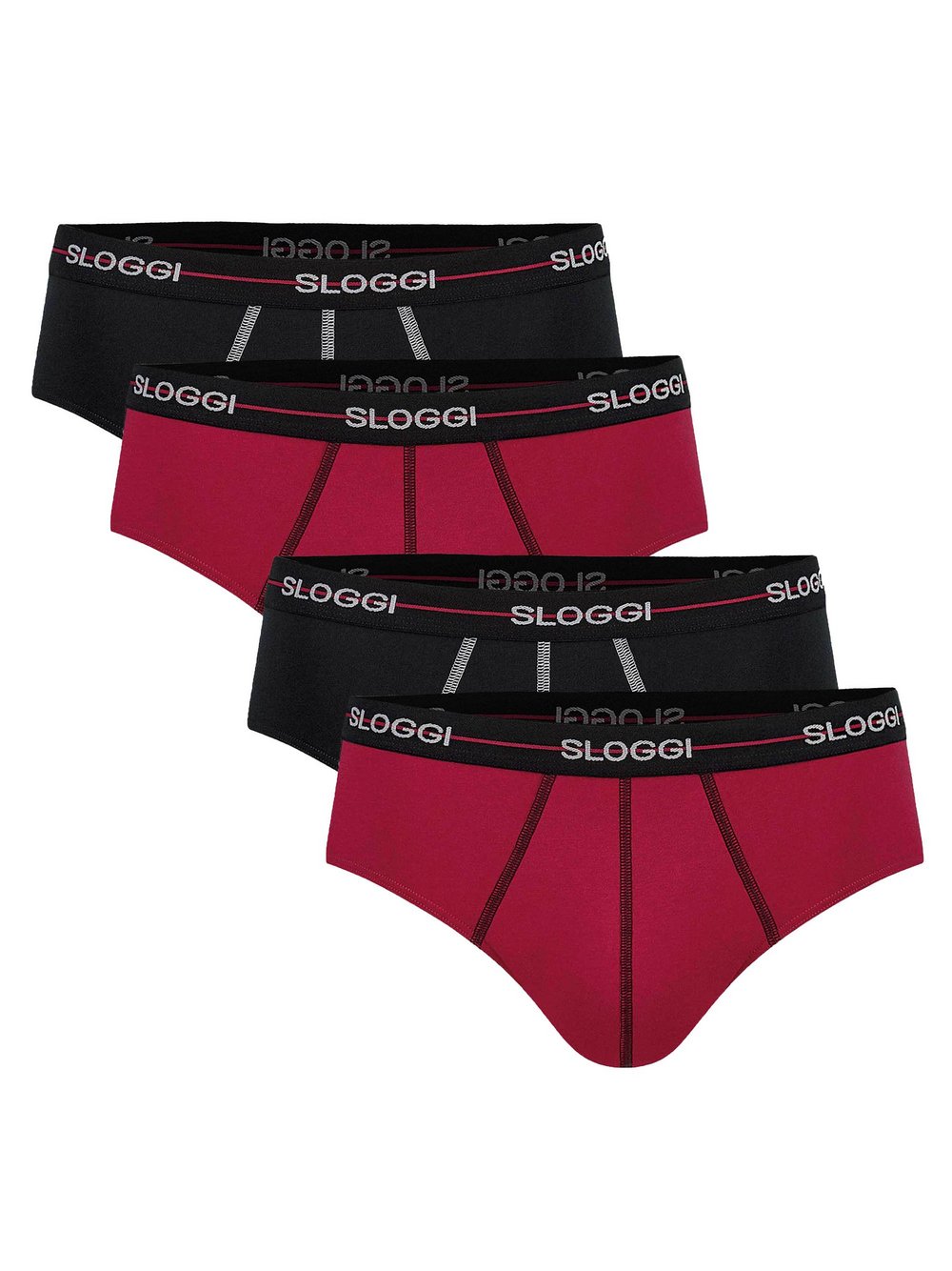 sloggi Slip 4er Pack Herren mehrfarbig, XXL Image