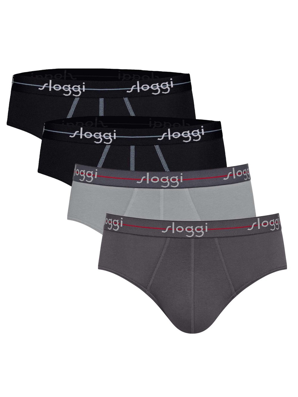 sloggi Slip 4er Pack Herren mehrfarbig, L Image