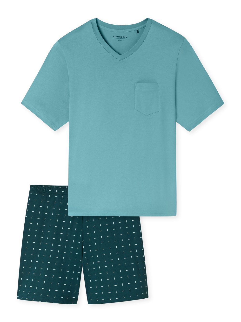 Schiesser Pyjama Herren mint, 52 Image