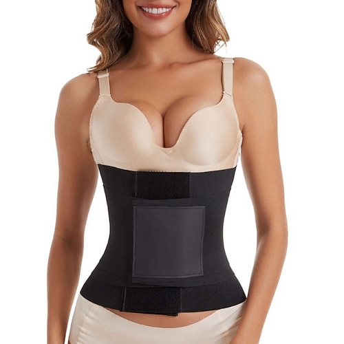 Damen Schwitzgürtel Mode Einfarbig Patchwork Täglich Heim Urlaub Ärmellos Schwarz Rosa Purpur Braun Frühling Figurbetonter Schnitt Image