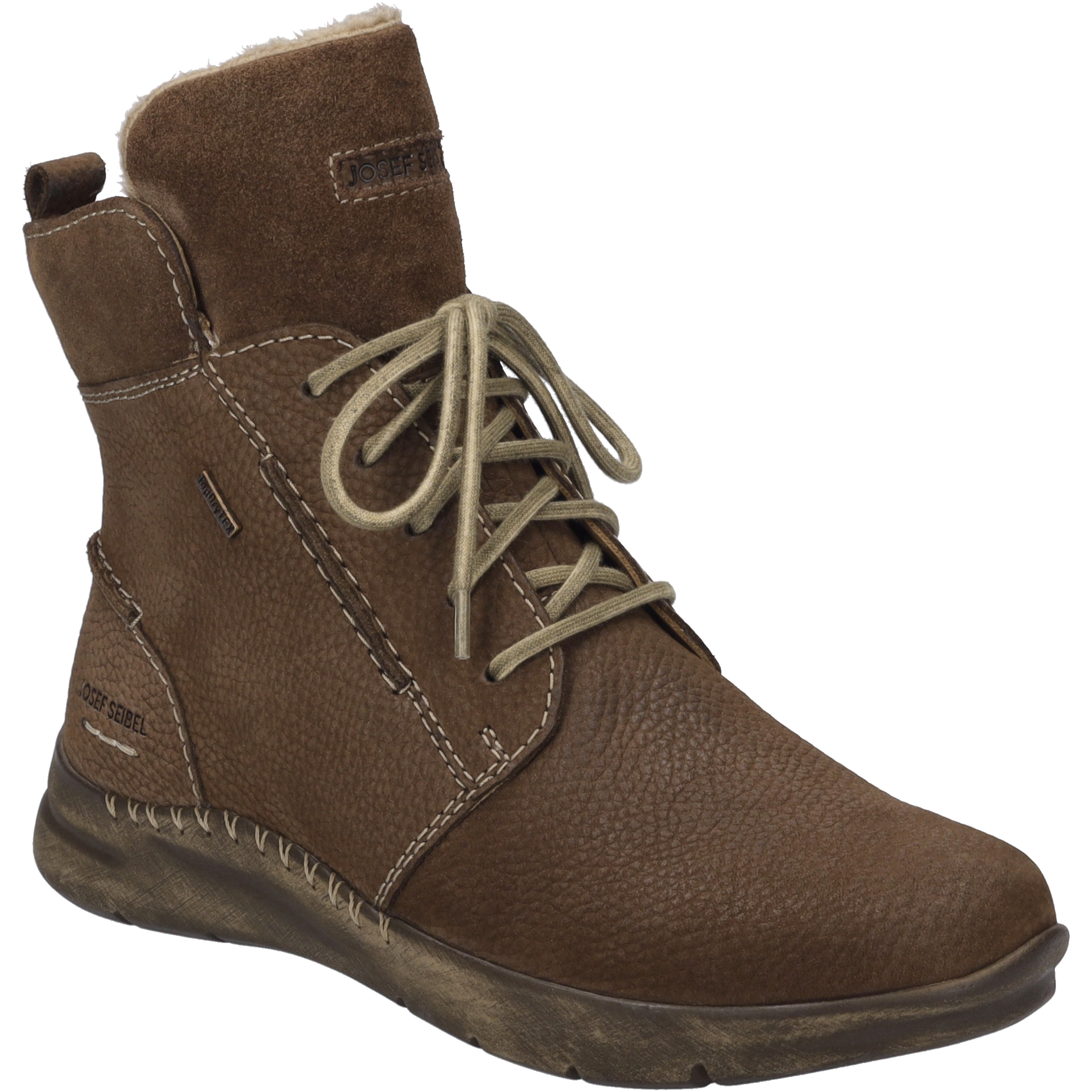 Stiefel JOSEF SEIBEL "Conny 53, brasil", Damen, Gr. 39, braun (brasil), Obermaterial: 100% Rindsleder Leather cow., Schuhe Stiefel