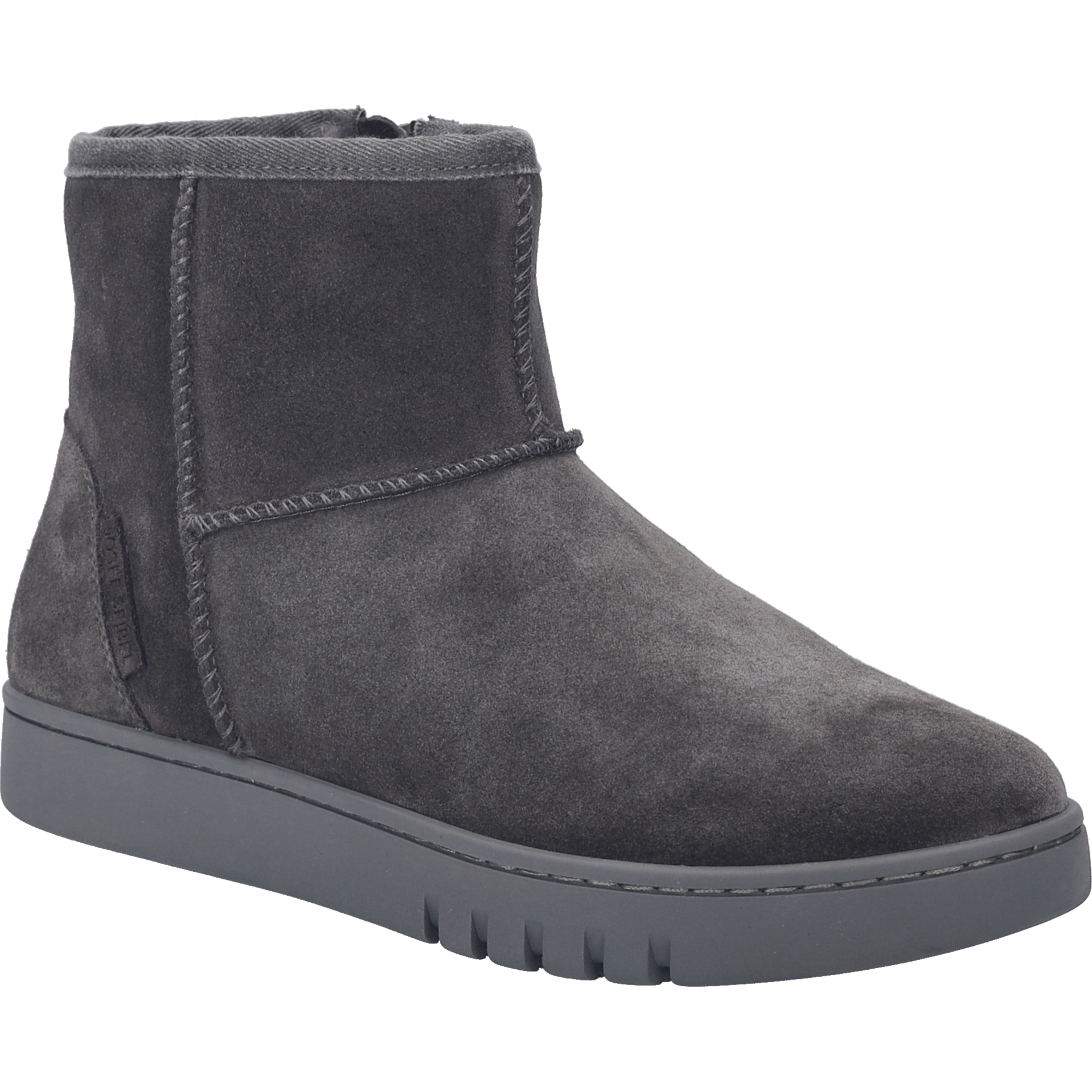 Stiefelette JOSEF SEIBEL "Jessie 09, grau", Damen, Gr. 36, grau, Obermaterial: 100% Lammfell LF., Schuhe Stiefelette
