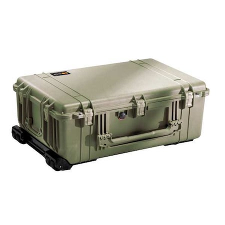 PELICAN 1650NF Olive Drab Green Protective Case, 31.5"L x 20.47"W x 12.45"D - Zoro