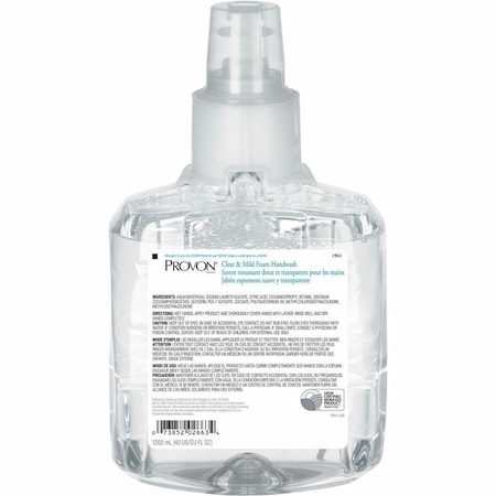 PROVON GOJ194102 LTX12 Refill Clear Mild Foam Handwash, No Color