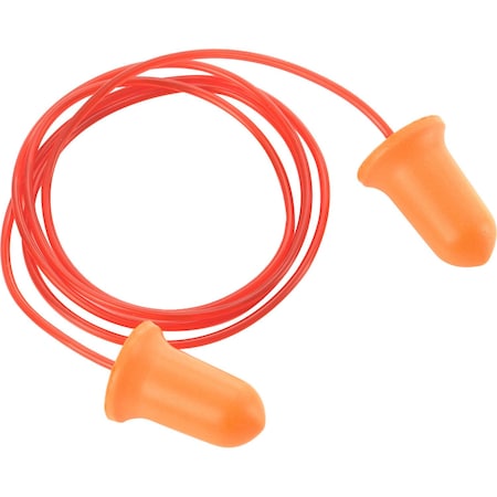 GLOBAL INDUSTRIAL 708378 Bell Earplugs, Contour, Corded, NRR 32 dB, 100PK