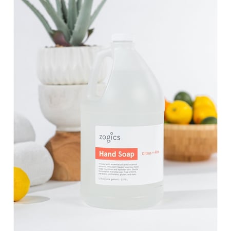ZOGICS HSCA128-Single Hand Soap, Citrus and Aloe, 1 gallon
