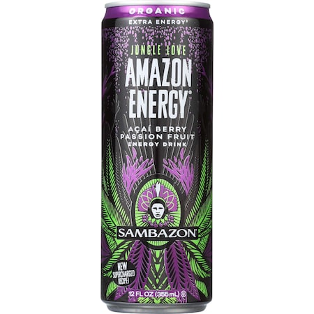 SAMBAZON 153240245 Amazon Energy Acai Berry Passionfruit Energy Drink Organic,