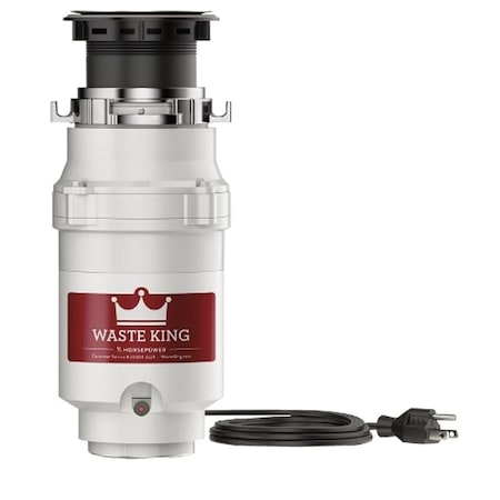WASTE KING L-1001 Waste King Legend L-1001 Garbage Disposer, 1/2 hp Motor, 115