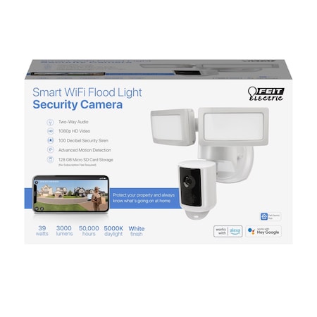 FEIT ELECTRIC SEC5000/CAMWIFI Feit Smart Home Motion-Sensing Hardwired LED