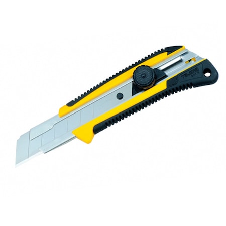 TAJIMA LC-661 Rock Hard Dial Lock Utility Knife with 1in - 7 pt Rock Hard blade