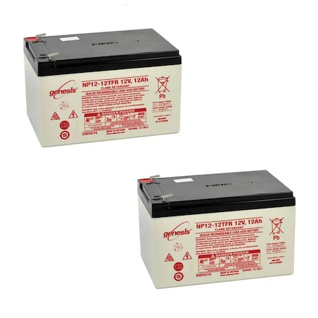 ENERSYS NP12-12TFR Toyo 6FM12 Replacement Wheelchair Scooter Battery 12V 12Ah,