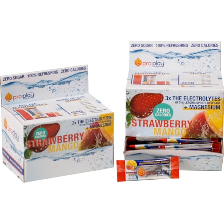 HYDRATION HEALTH PRODUCTS 31136 Pro:play Hydration Powder, Strawberry Mango,