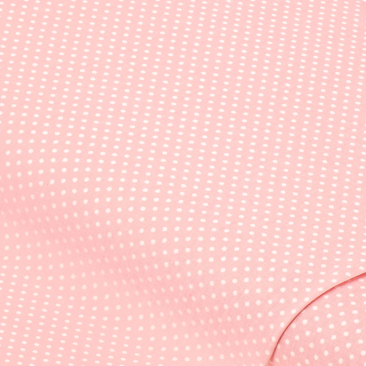 Baumwollstoff Tüpfchen Mona, rosa/weiß