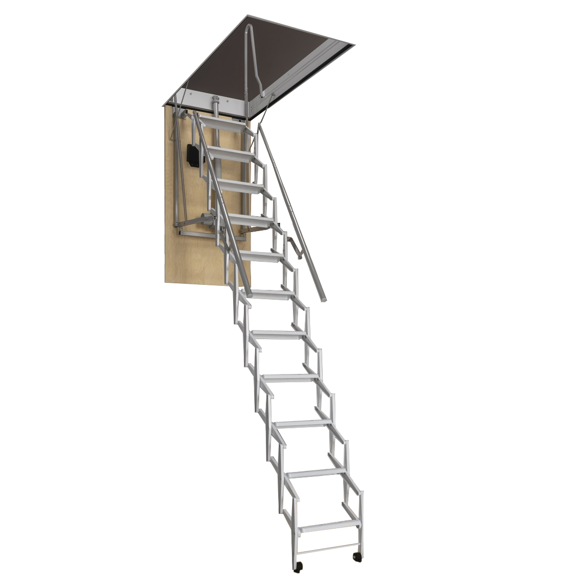 Rainbow Attic Stair Galaxy II Telescoping Attic Ladder 30 Inch x 60 Inch