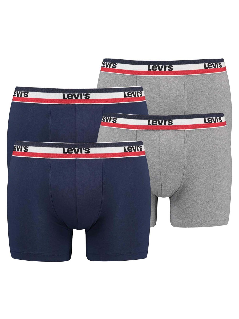 Levi's Boxershort 4er Pack Herren blau, M Image