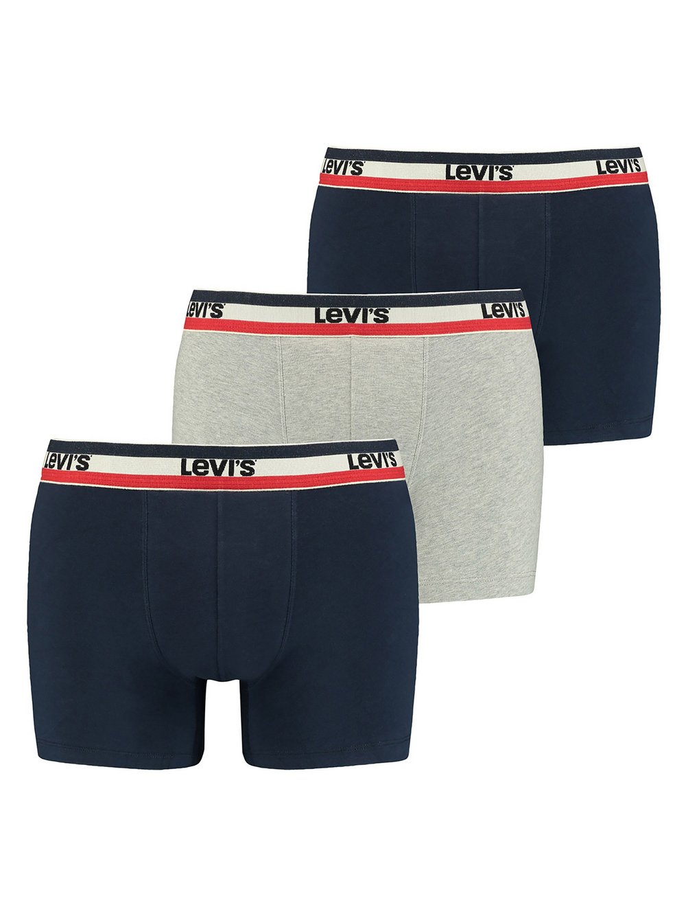 Levi's Boxershort 3er Pack Herren mehrfarbig, L Image