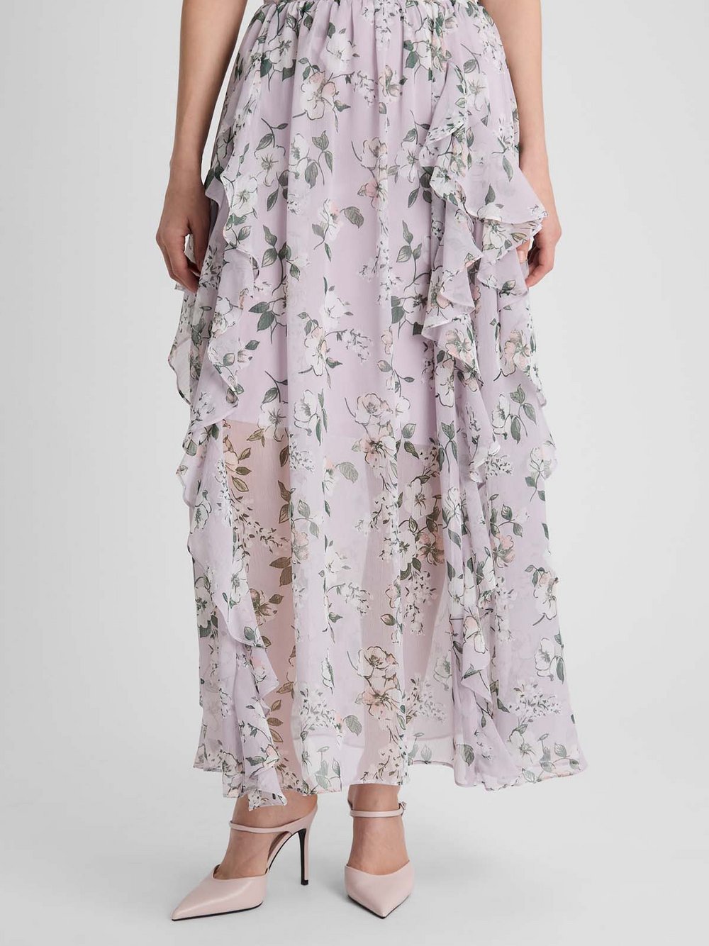Guido Maria Kretschmer Chiffon-Maxirock Damen flieder, 36