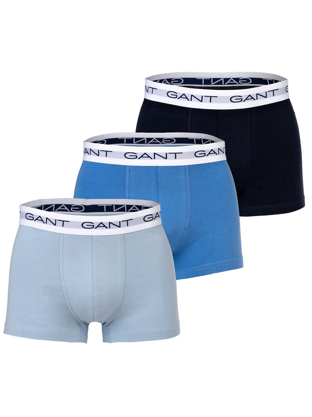 Gant Boxershort 3er Pack Herren blau, L Image