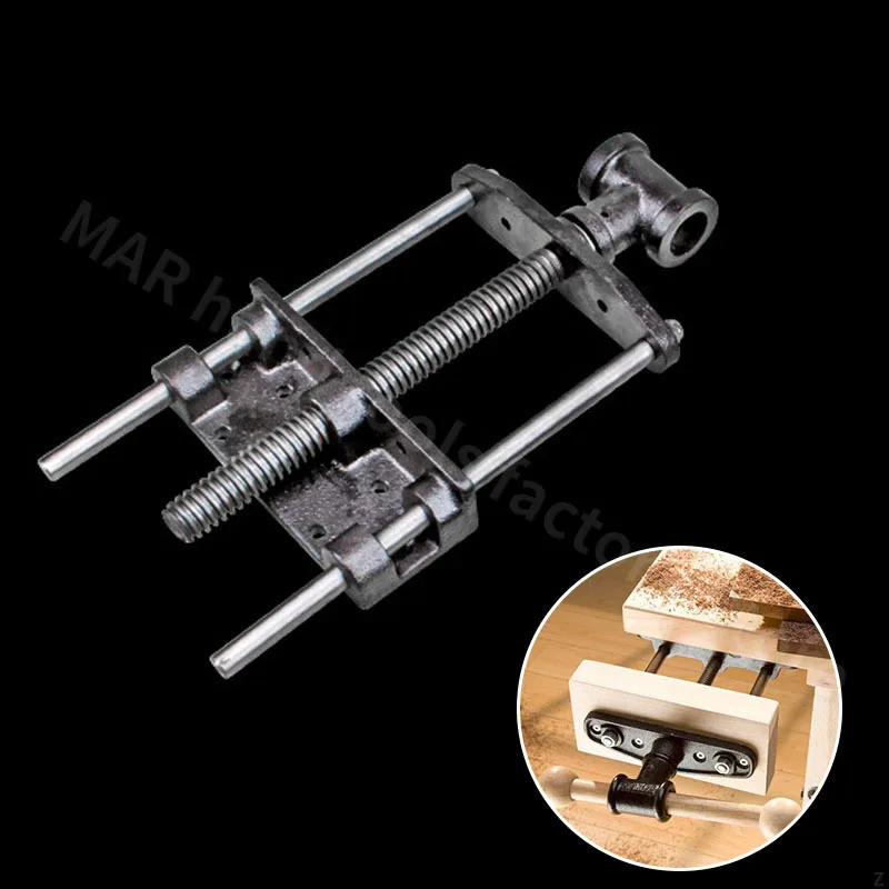 Heavy Duty Bench Clamp Holzbearbeitungswerkbank Pleuel Durable Temperguss Schraubstock Feste Schreibtisch Clamp Für Carpenter Hause DIY Image