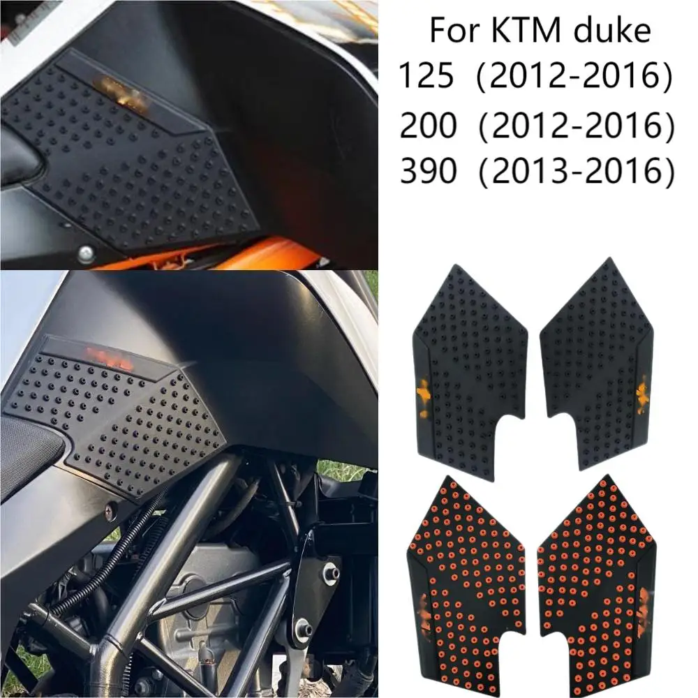Anti-Rutsch-Aufkleber für Kraftstofftank, Motorrad-Dekoration, Etikett für KTM DUKE 125 200 390, Körperzubehör auf beiden Seiten Image