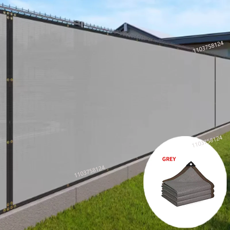 HDPE beige Sonnennetz Gartenpflanze UV-Schutz Sonnenschirm Outdoor Sonnenschirm Schwimmbad Sonnenschirm 75-80% Image