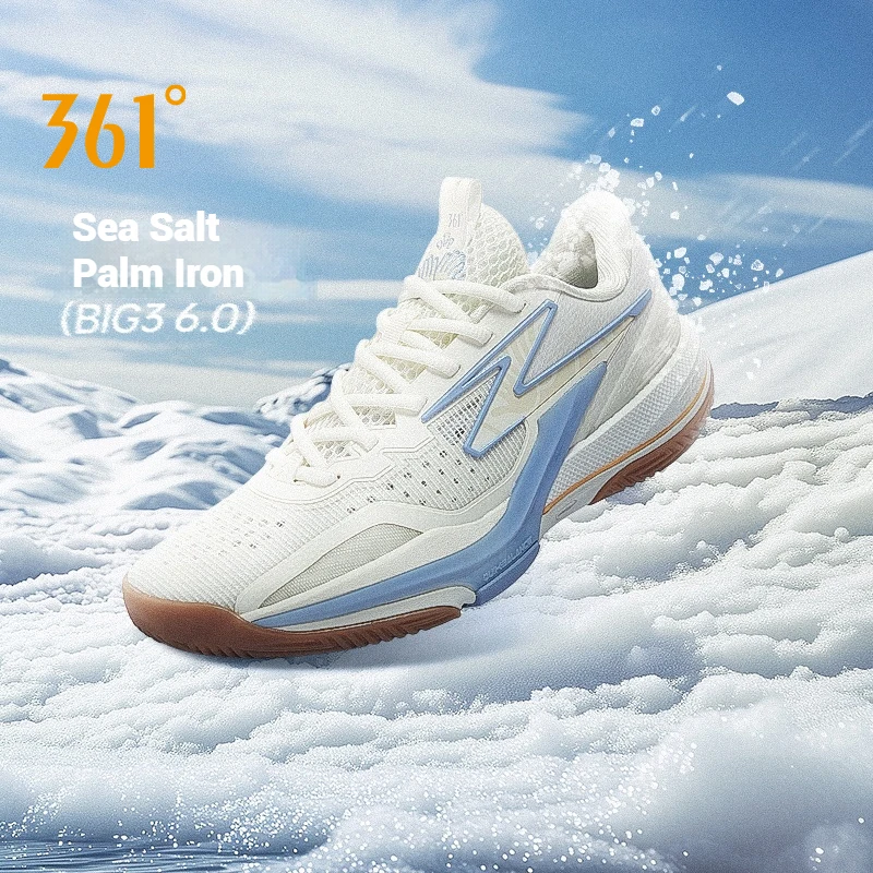 361 Degrees BIG3 6.0 Herren-Basketball-Sportschuhe, verschleißfest, rutschfest, atmungsaktiv, Rebound-Sneaker für Herren 672521121