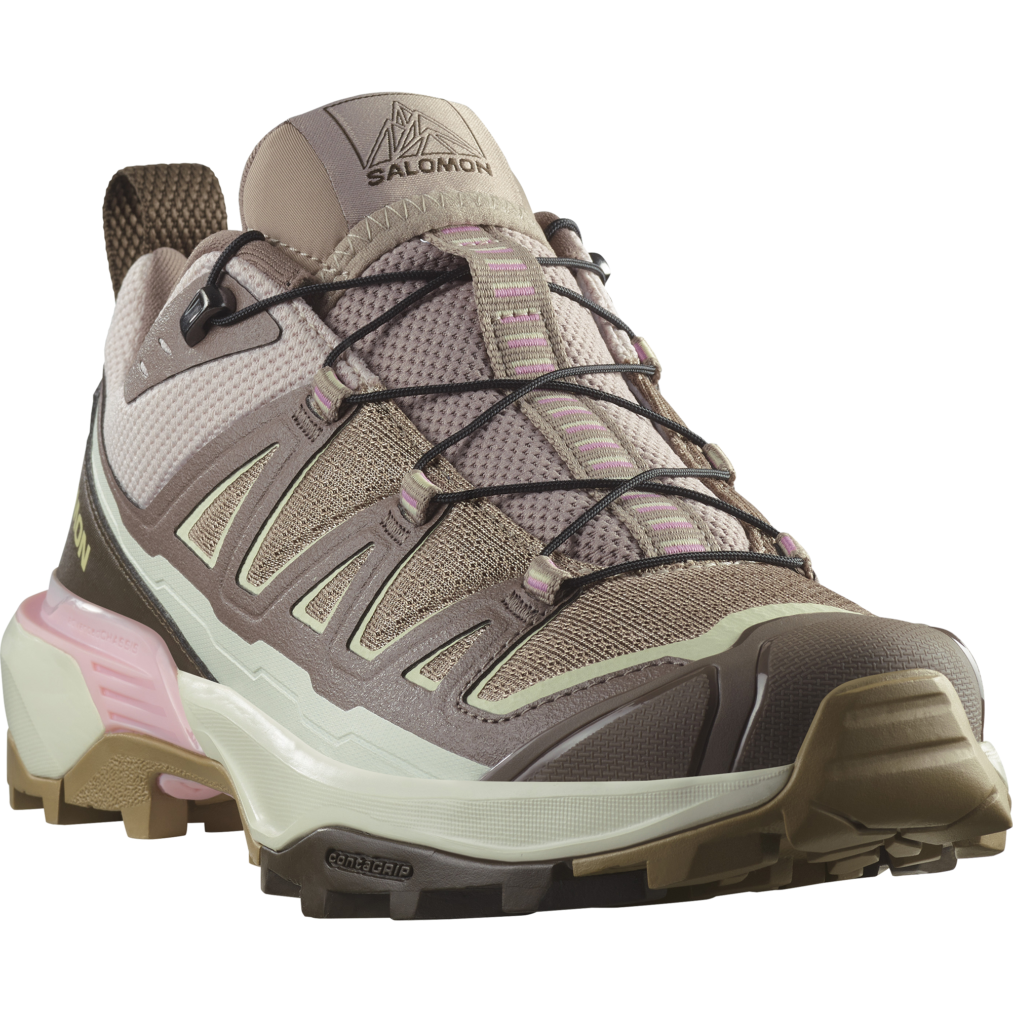Outdoorschuh SALOMON "X ULTRA 360 EDGE W", Damen, Gr. 42, etherea, iron, fairy tale, Synthetik, Textil, Schuhe Outdoorschuh