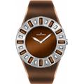 Jacques Lemans Vedette 1-1585E Ladies Brown Leather Strap Watch