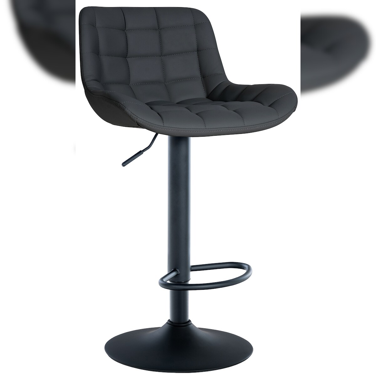 CLP Barhocker Tover schwarz/Kunstleder Image