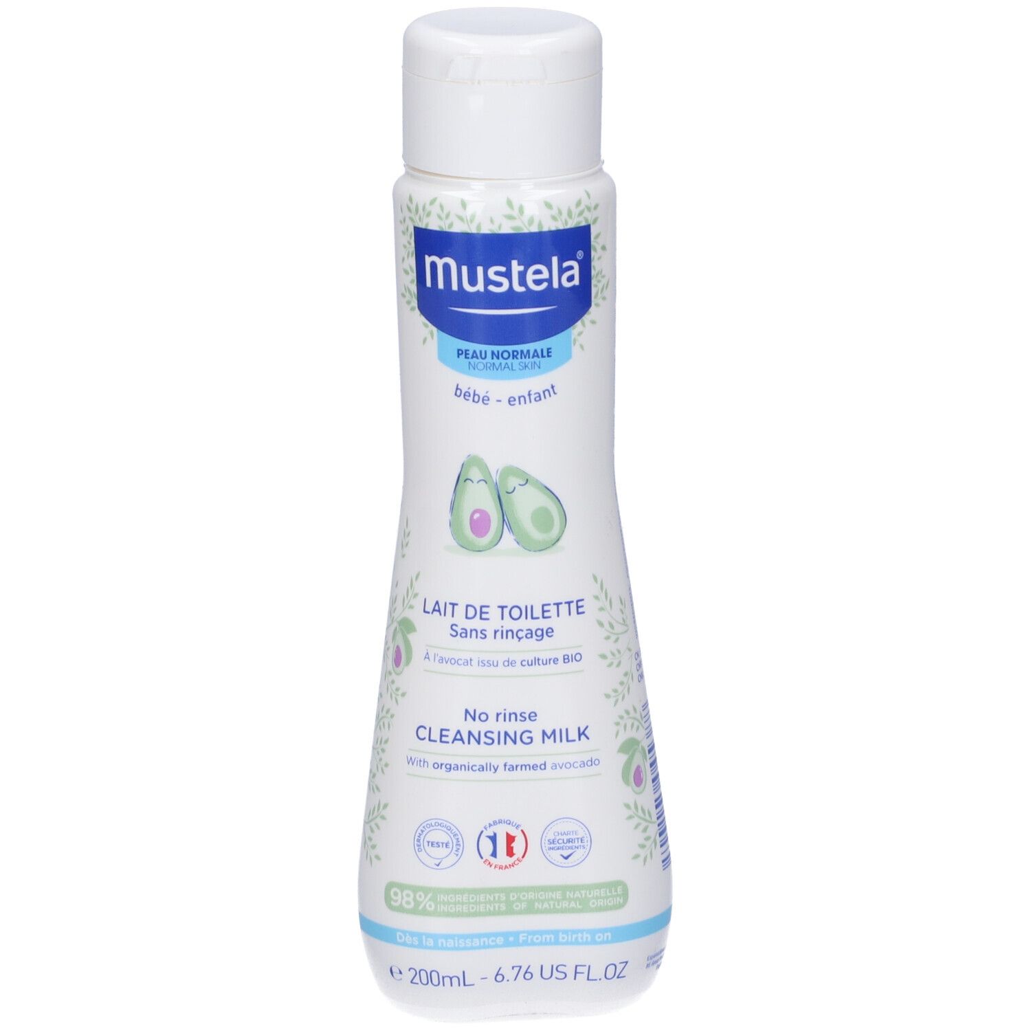 Mustela Latte Toilette 200 ml Detergente