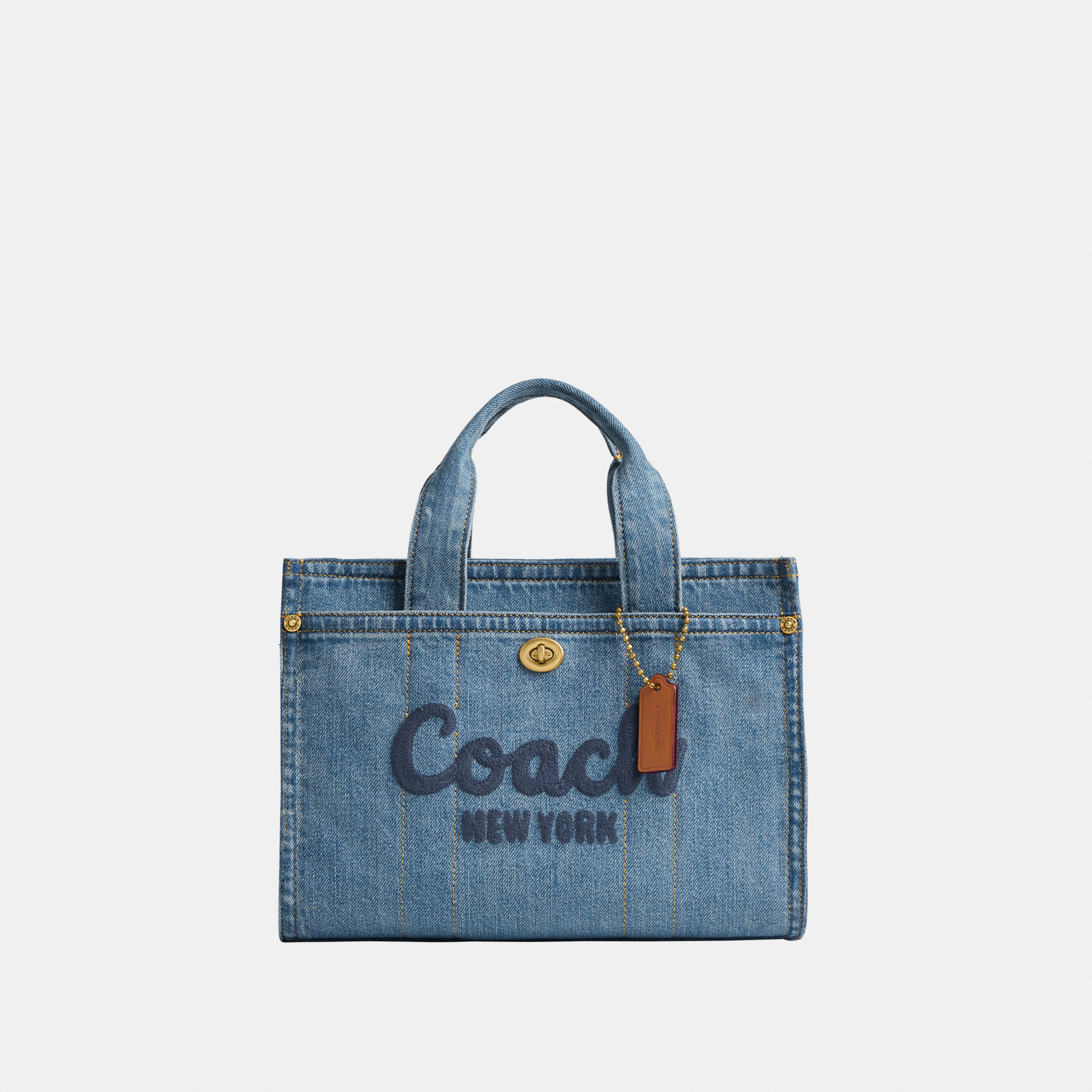 Coach Womens Cargo Tote Bag 26 - Blue - One Size | Coach Sale | Discount Designer Brands