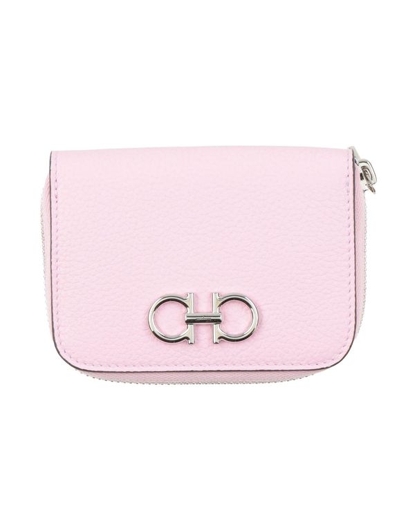 Wallet Calfskin - Pink - Ferragamo Wallets
