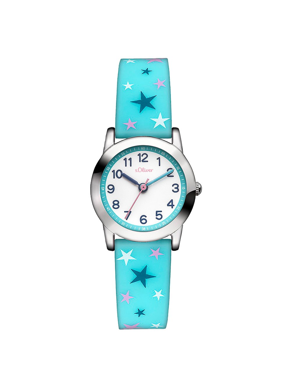 s.Oliver Armbanduhr Mädchen hellblau, ONE SIZE Image