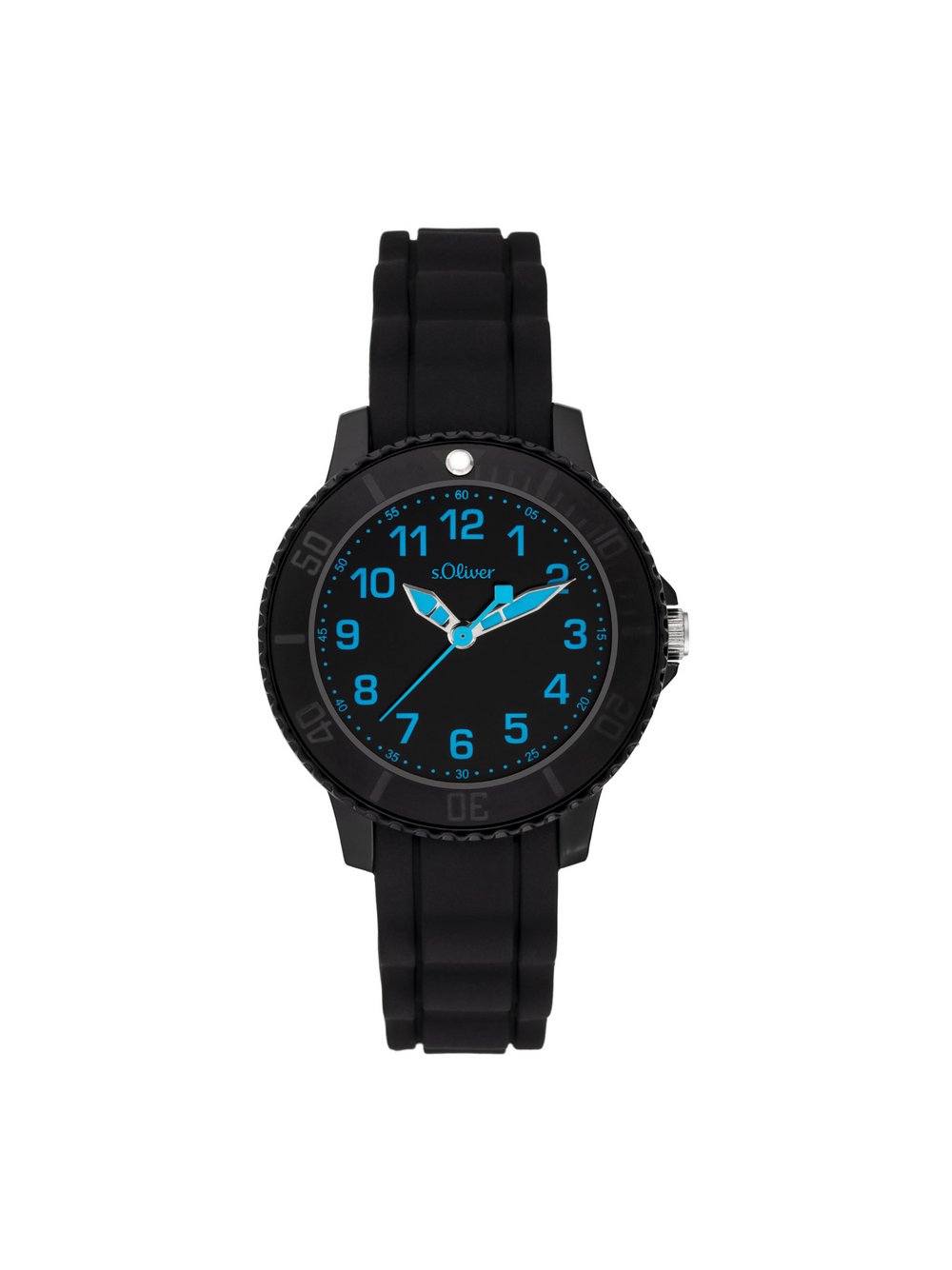 s.Oliver Armbanduhr Jungen schwarz, ONE SIZE Image
