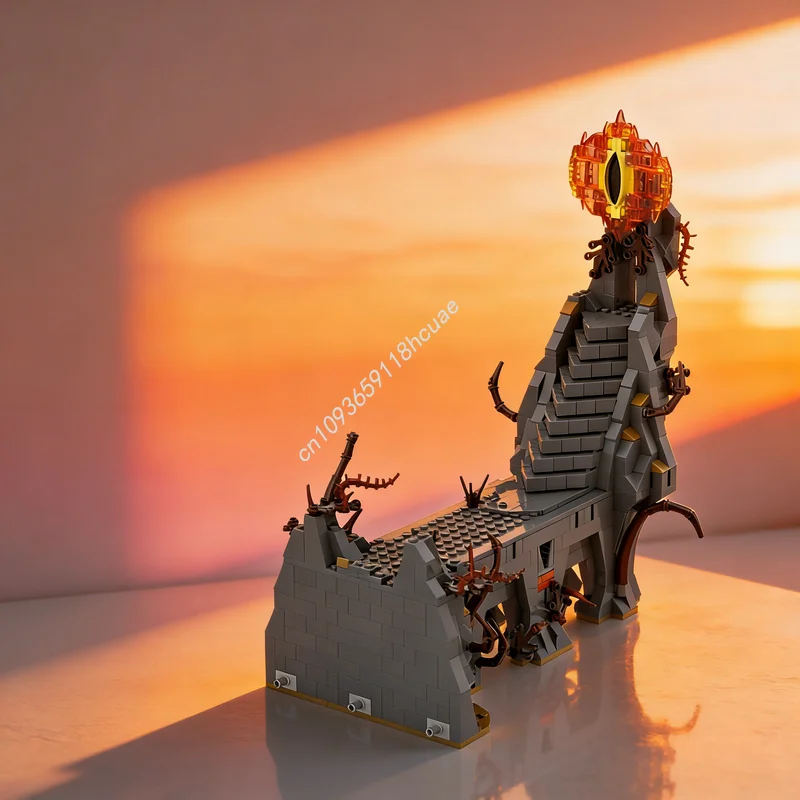 825-teiliges MOC Hobbit Herr der Ringe UCS Dol Guldur Teil 7 8 Modellbausatz Weihnachtsgeschenk Konstruktionsspielzeug Bildungsbausteine Image